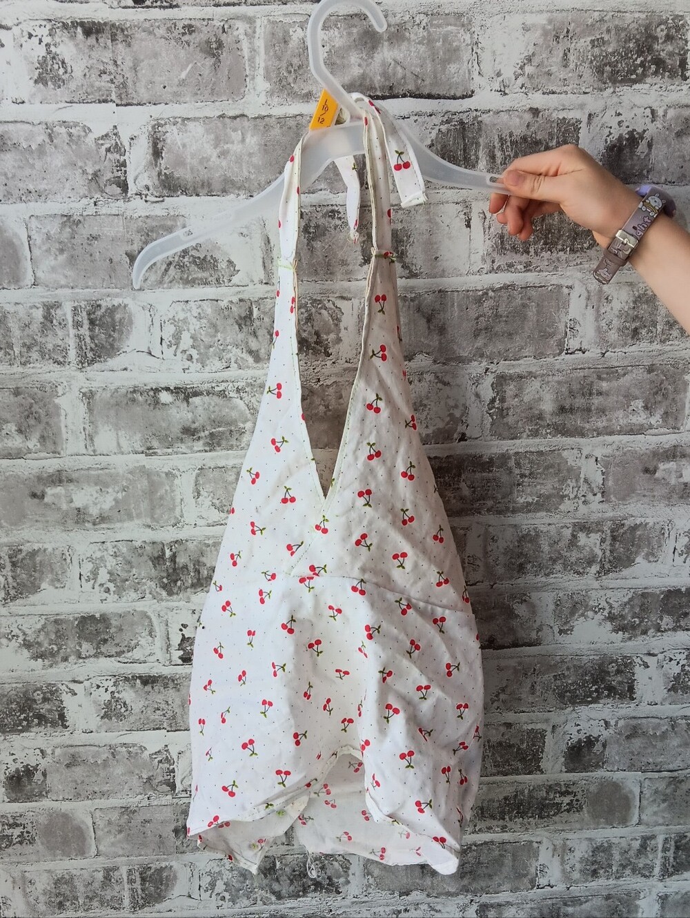 Handmade 70s Cherry Halter Top